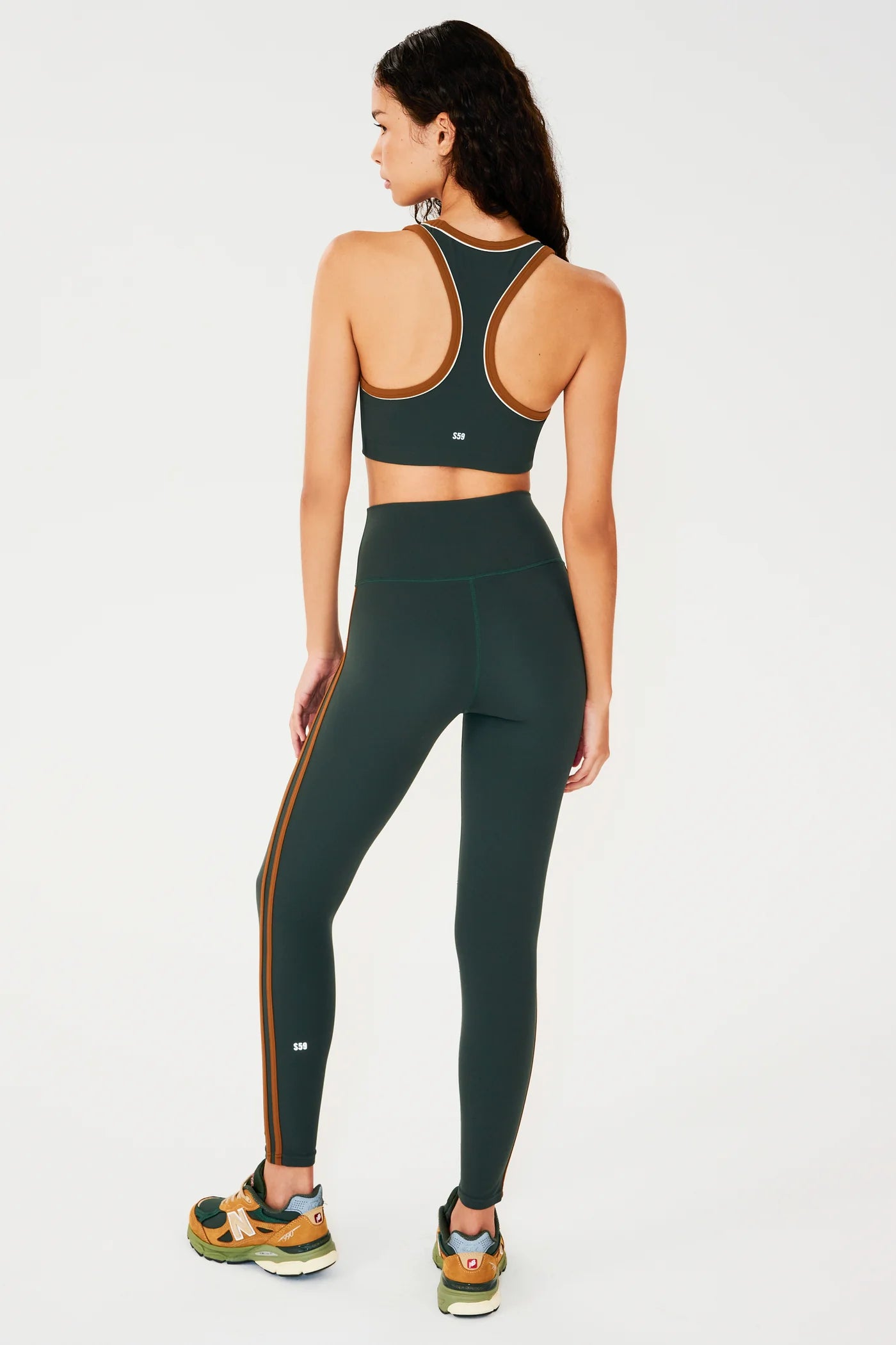 Ella HW Airweight Legging - Military