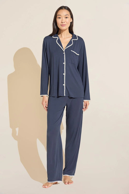 Frida LS PJ Set - Nightshadow Blue