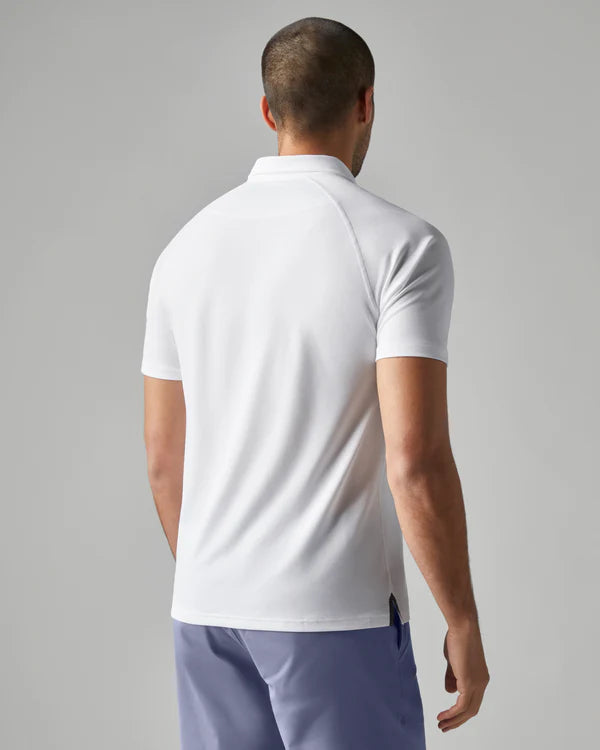 Delta Pique Polo - White