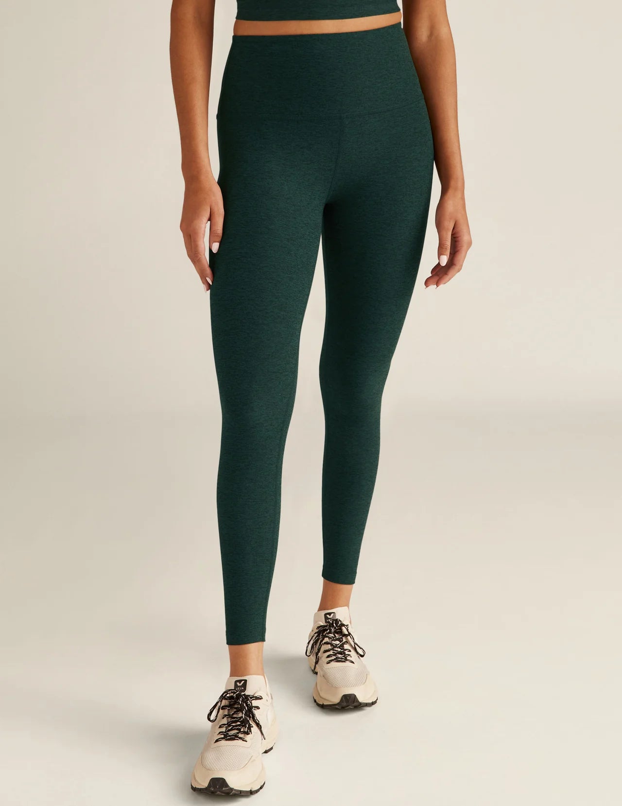 HW Midi Legging - Midnight Green