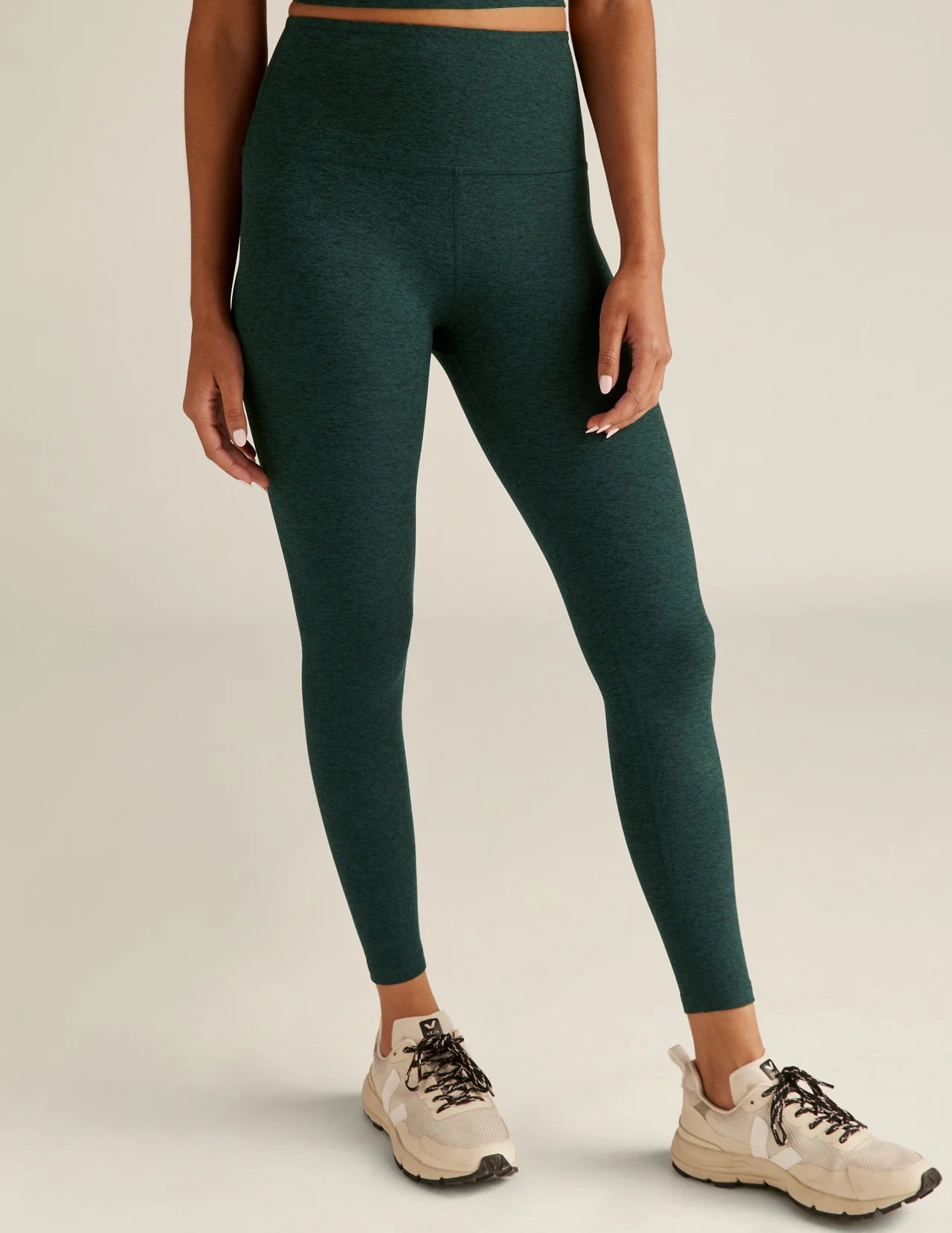 HW Midi Legging - Midnight Green