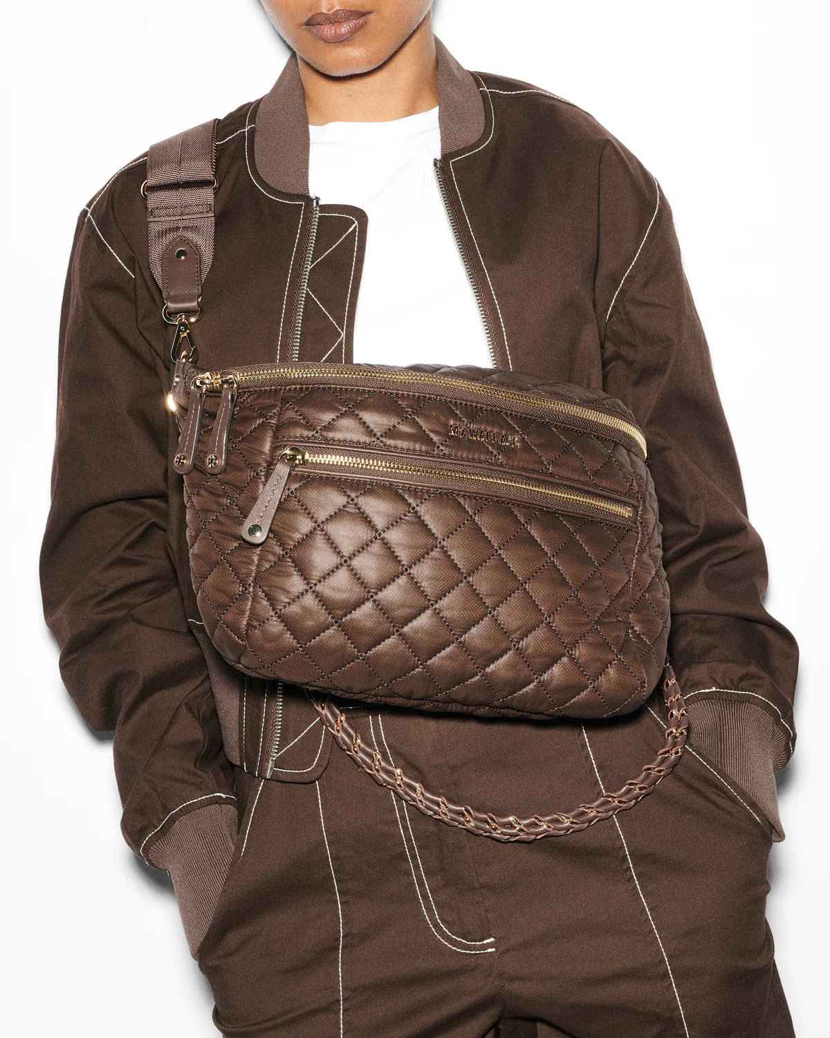 Crosby Crossbody  Sling - Walnut