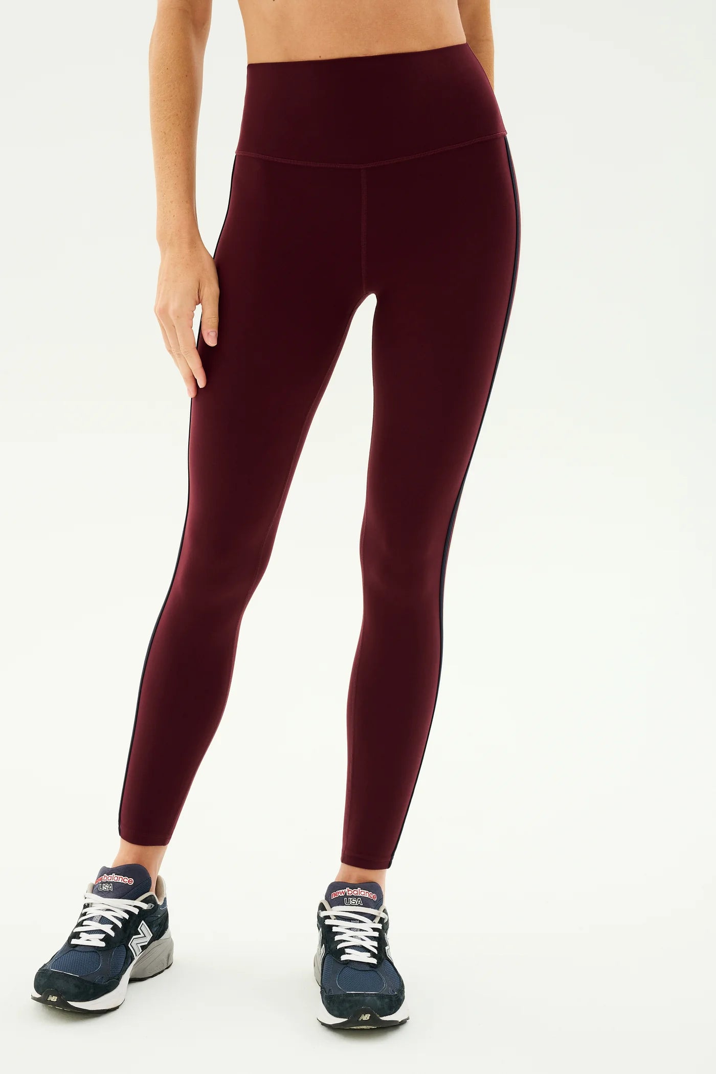 Ella HW Legging - Dark Cherry/Indigo