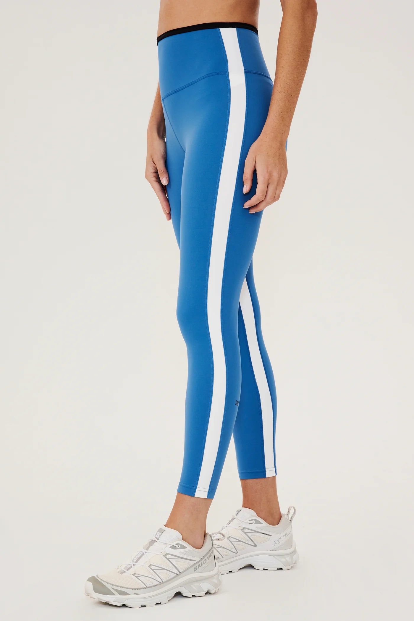 Sam HW Rigor 7/8 Legging - Stone Blue/White