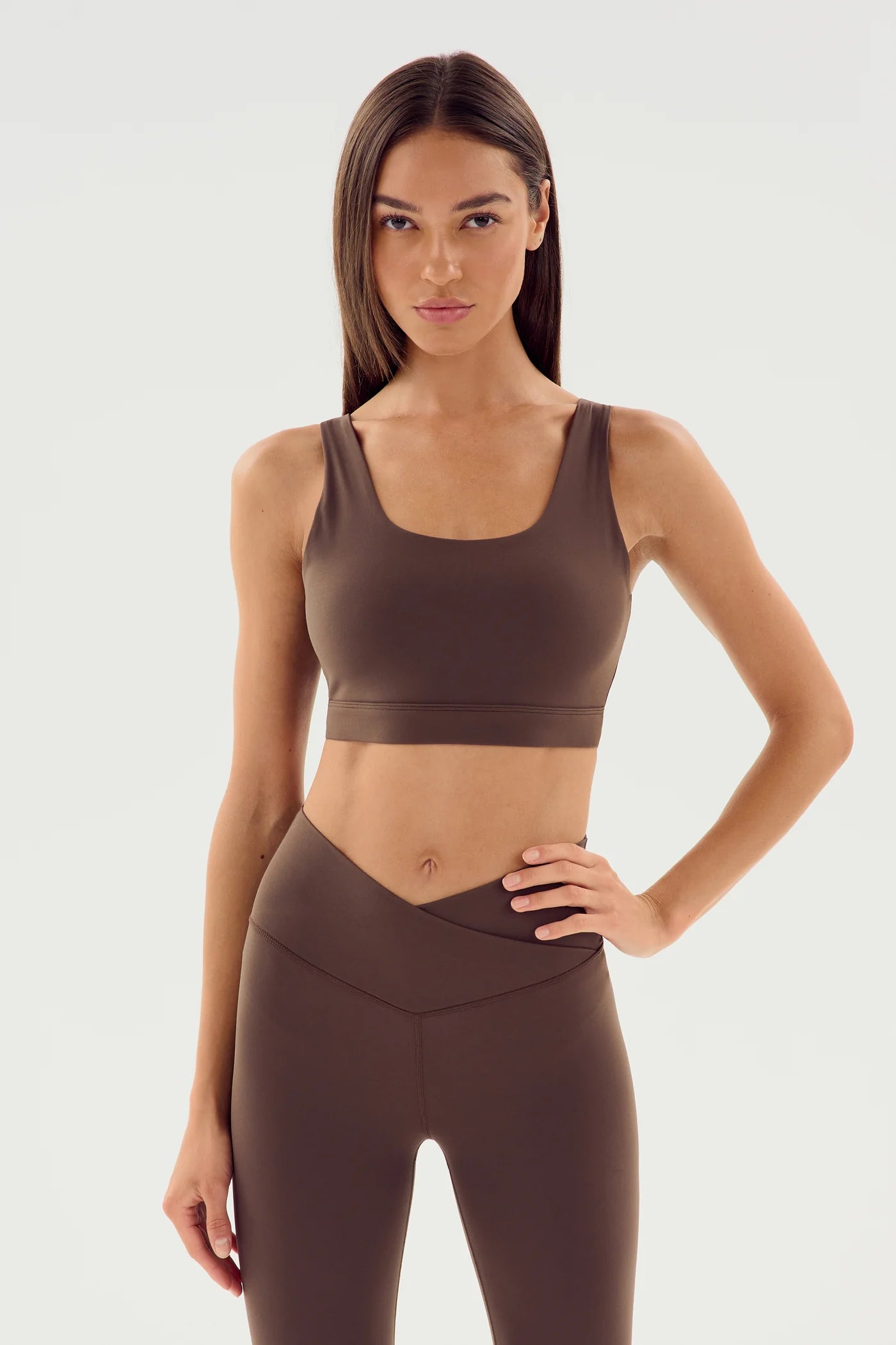 Sprint Rigor Bra - Dark Chocolate