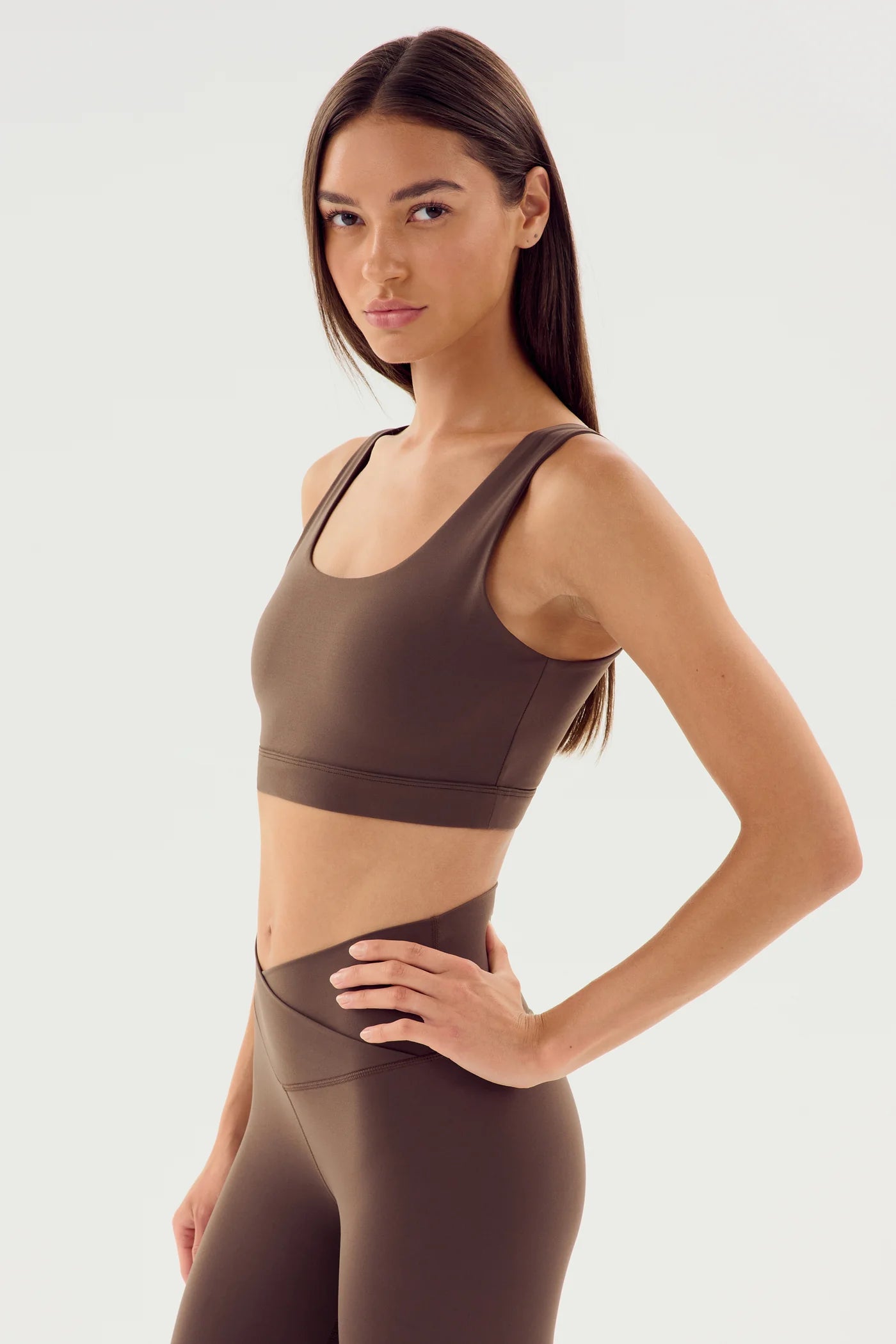 Sprint Rigor Bra - Dark Chocolate