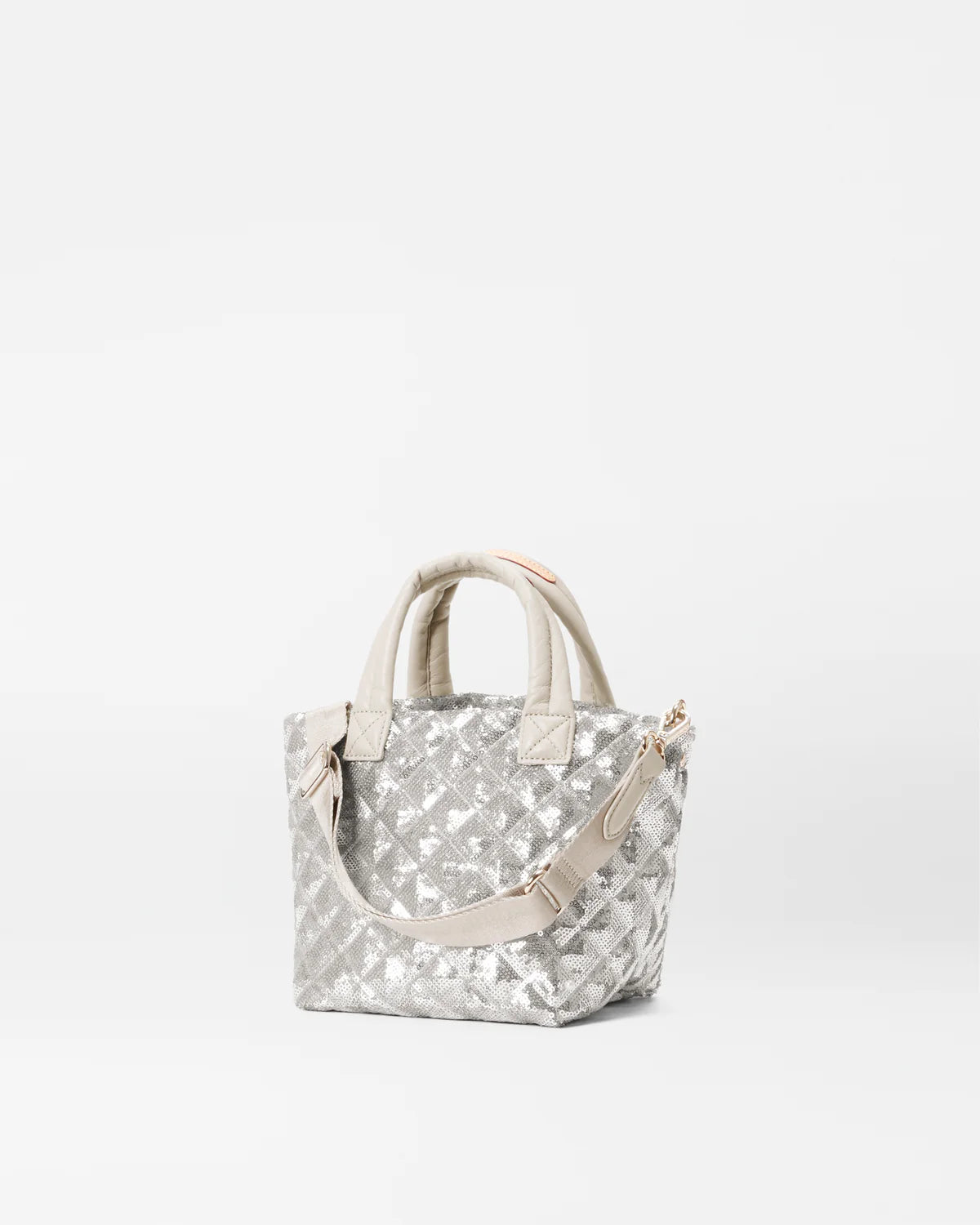 Micro Metro Tote - Ice Sequin