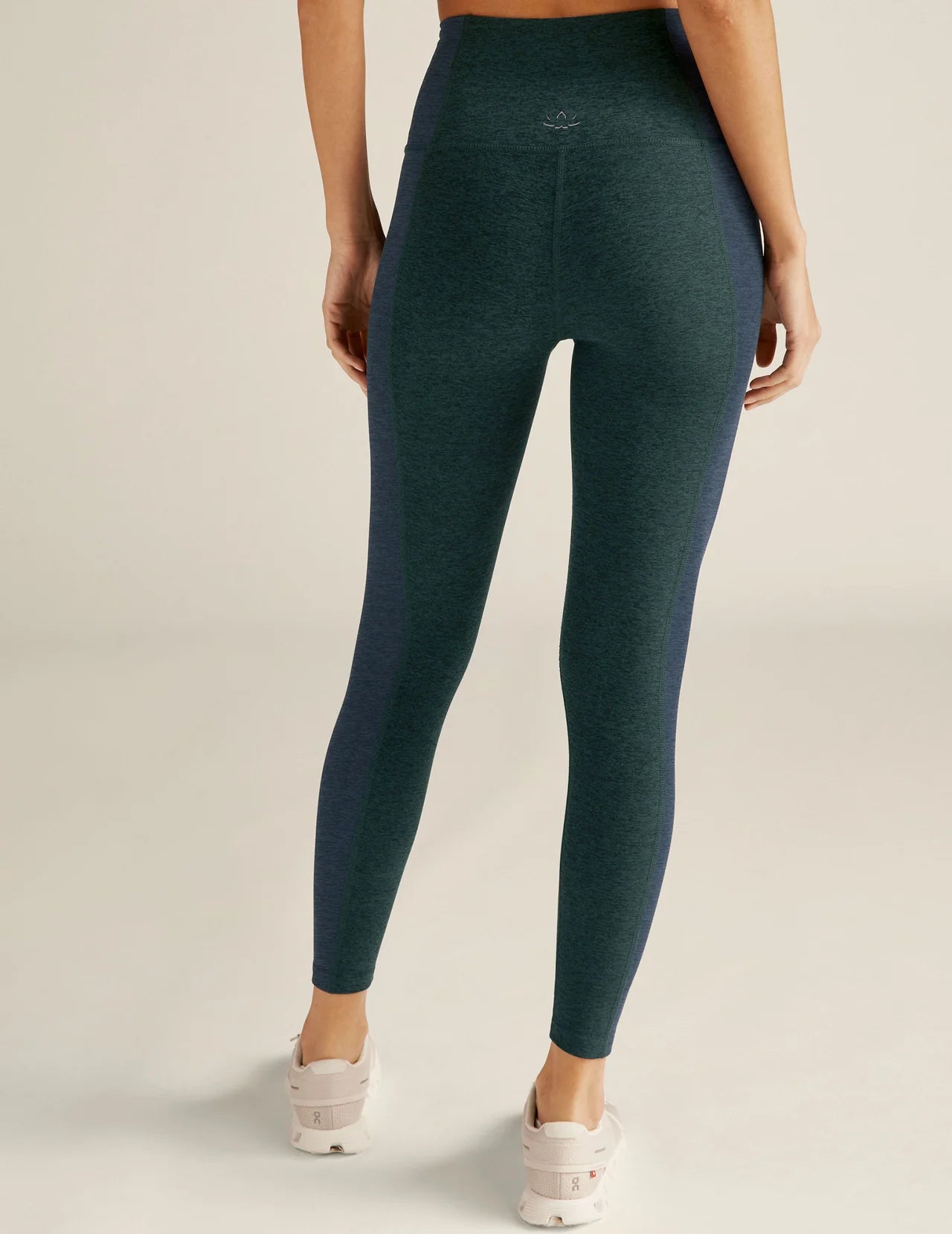 Vitality Colorblock Legging - Midnight Green/Navy