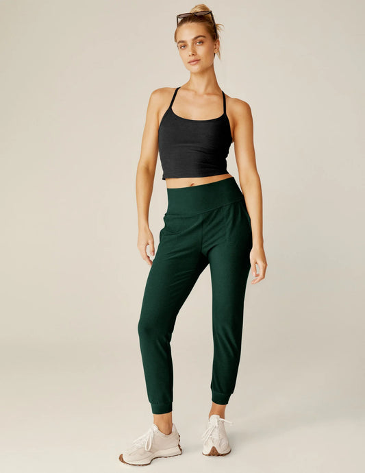 Spacedye Midi Jogger - Dark Spruce Green