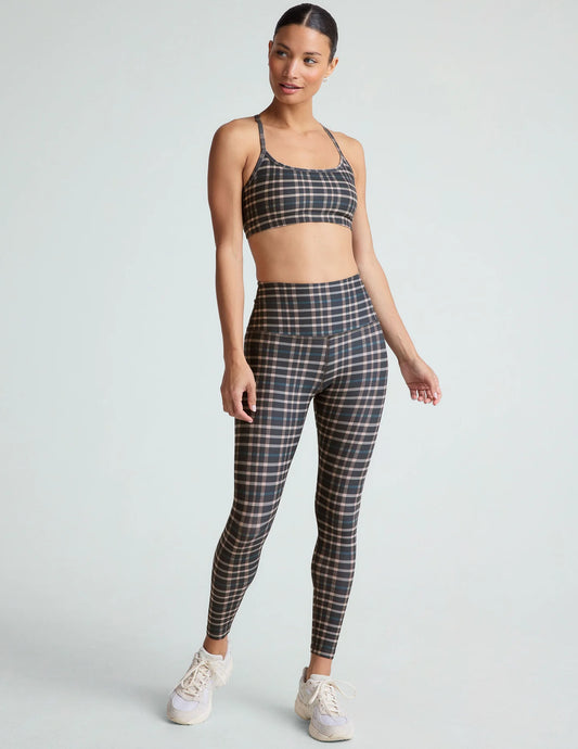 HW Midi Legging - Preppy Plaid