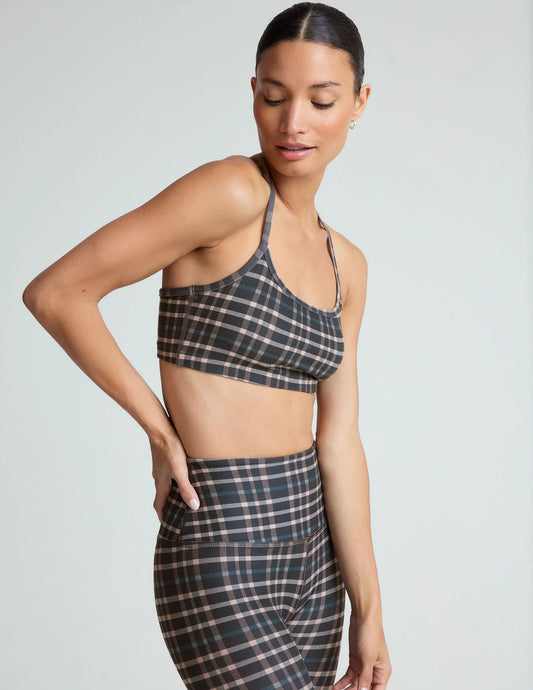 Slim Racerback Bra - Preppy Plaid