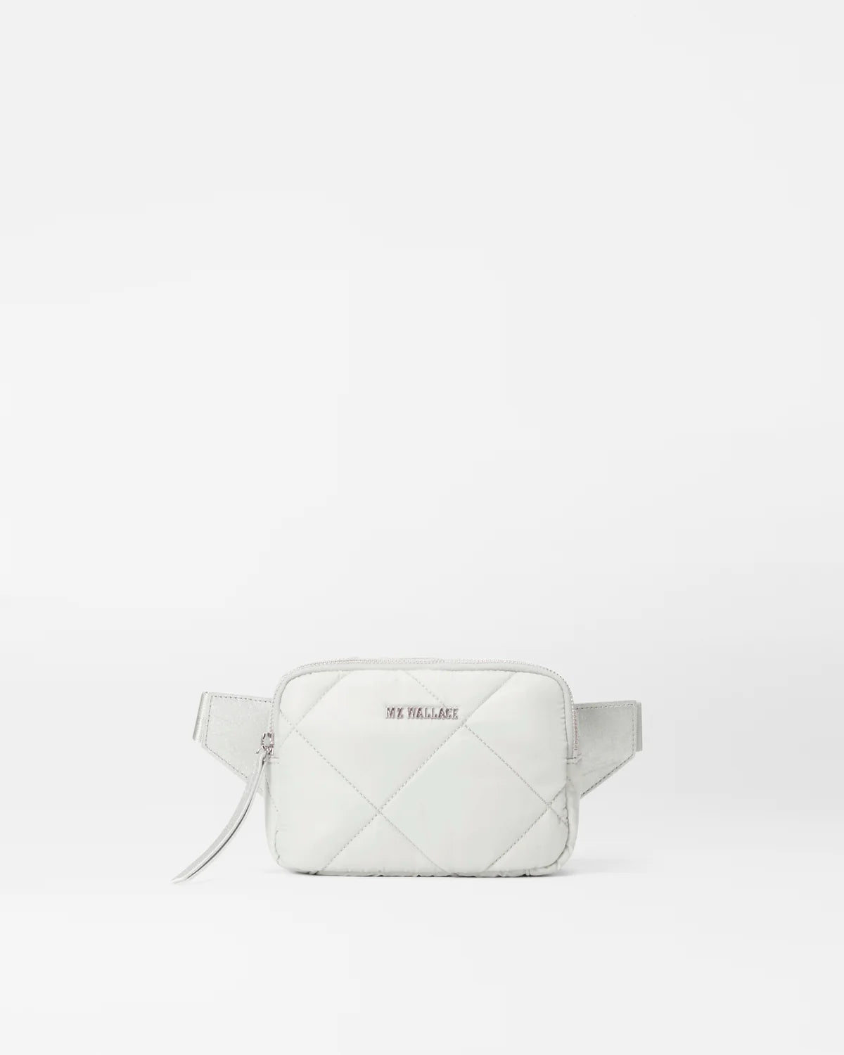 Quilted Madison Belt Bag - Frost