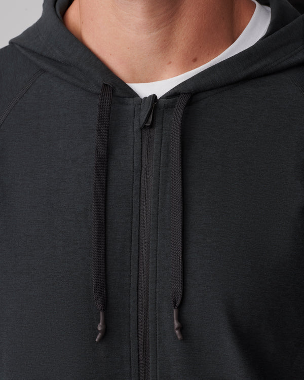 OOO Full Zip Hoodie - Black