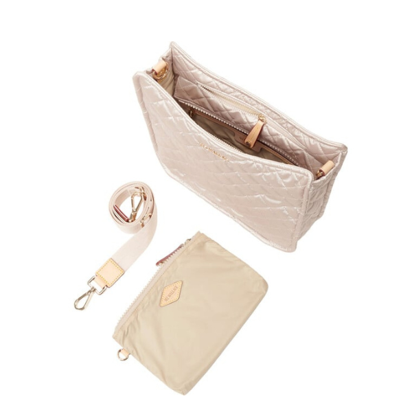 Metro Box Crossbody - Pale Rose Gold