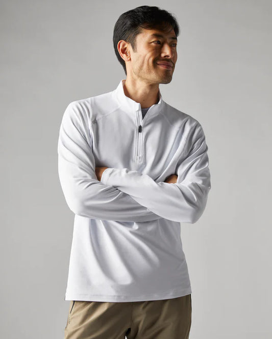 Session 1/4 Zip - White