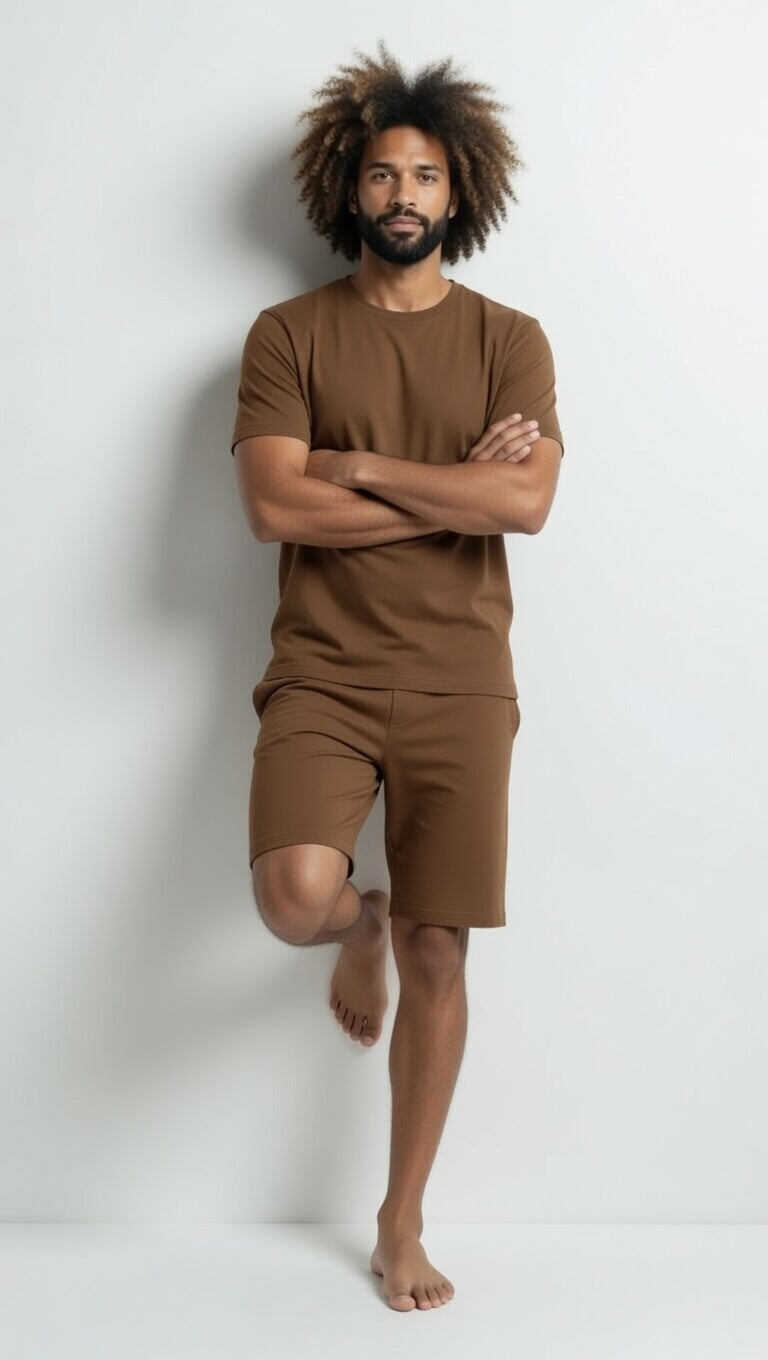 Thrive PJ Set - Camel