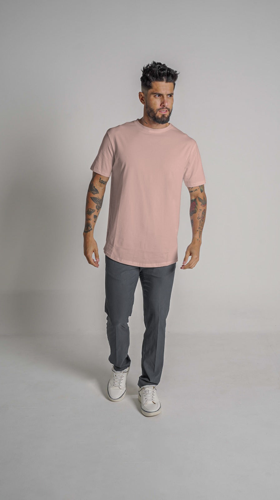 Loft Drop Cut S/S Tee - Burnt Pink