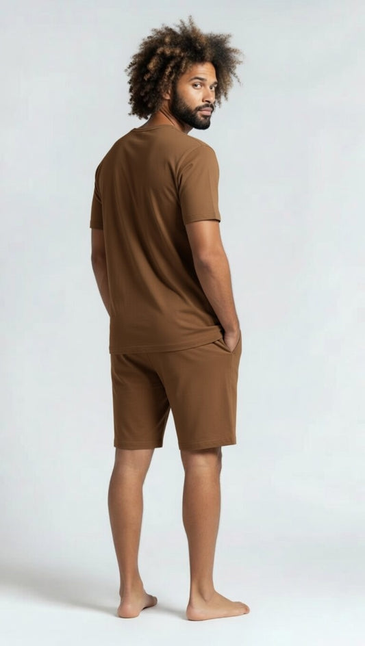 Thrive PJ Set - Camel