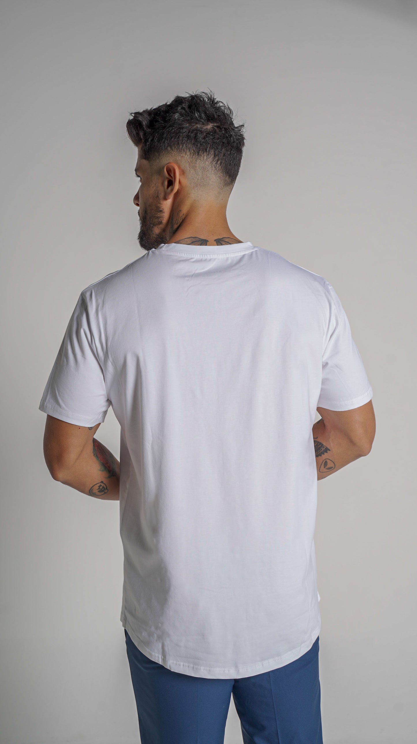 Loft Drop Cut Tee S/S - White