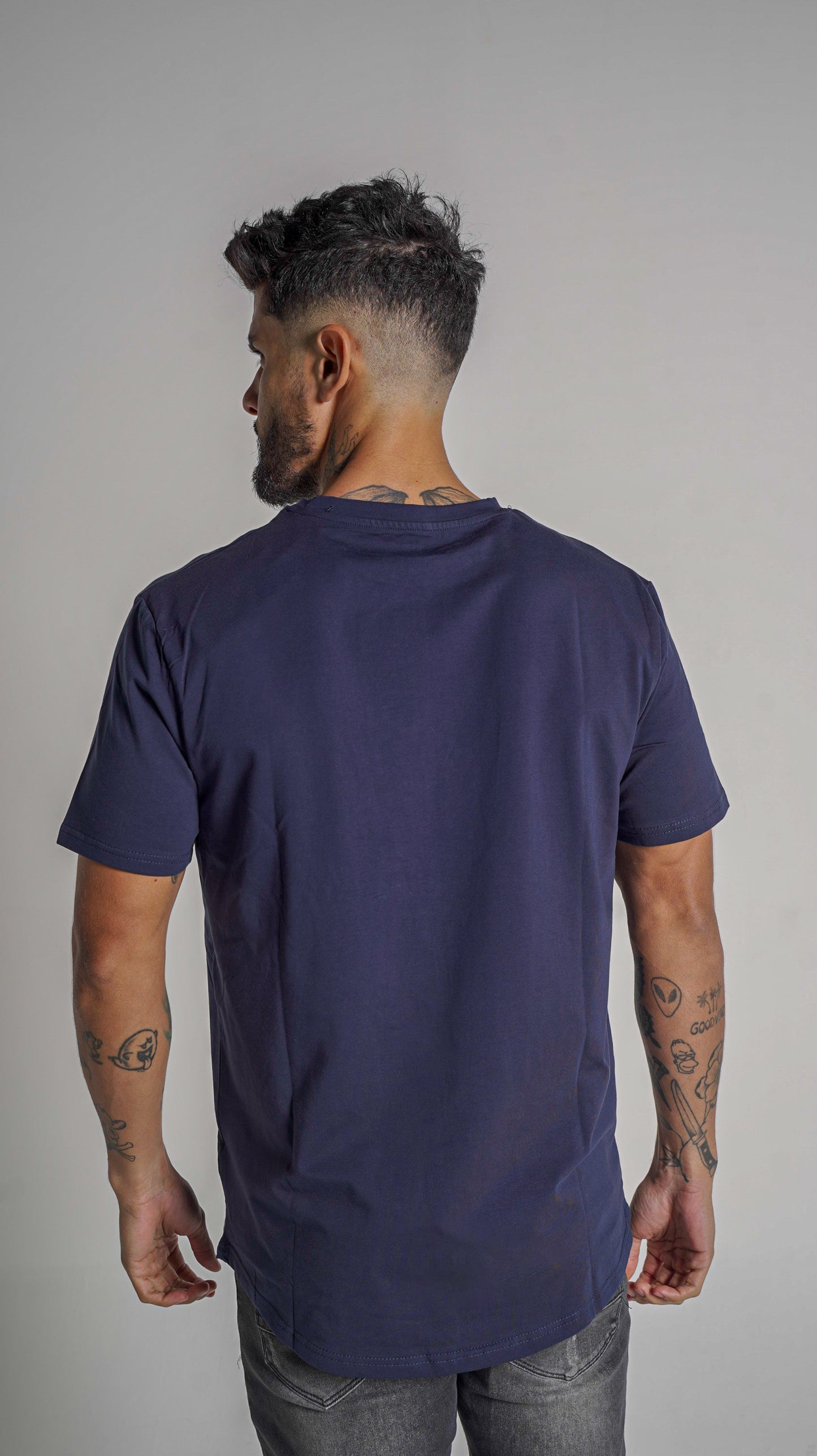 Loft Drop Cut Tee S/S - Navy