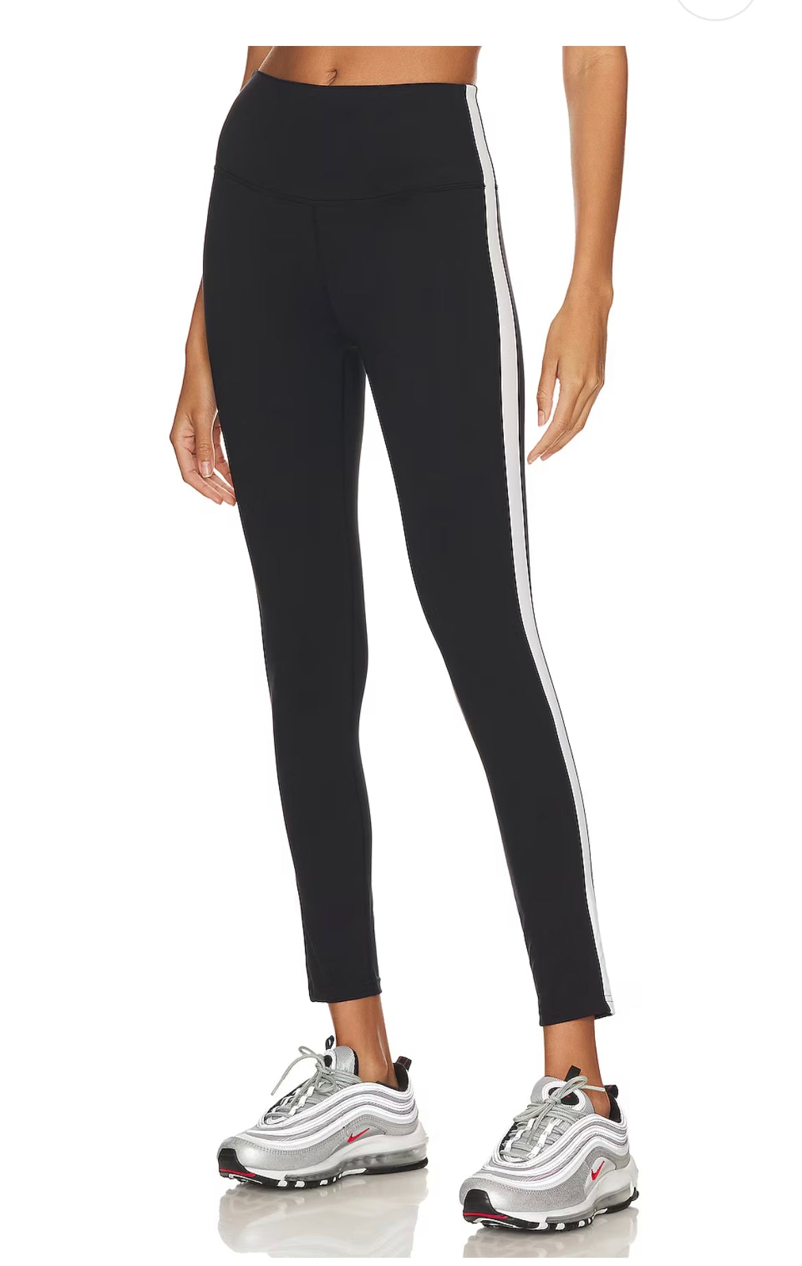 Clare HW 7/8 Rigor Legging - Black/White