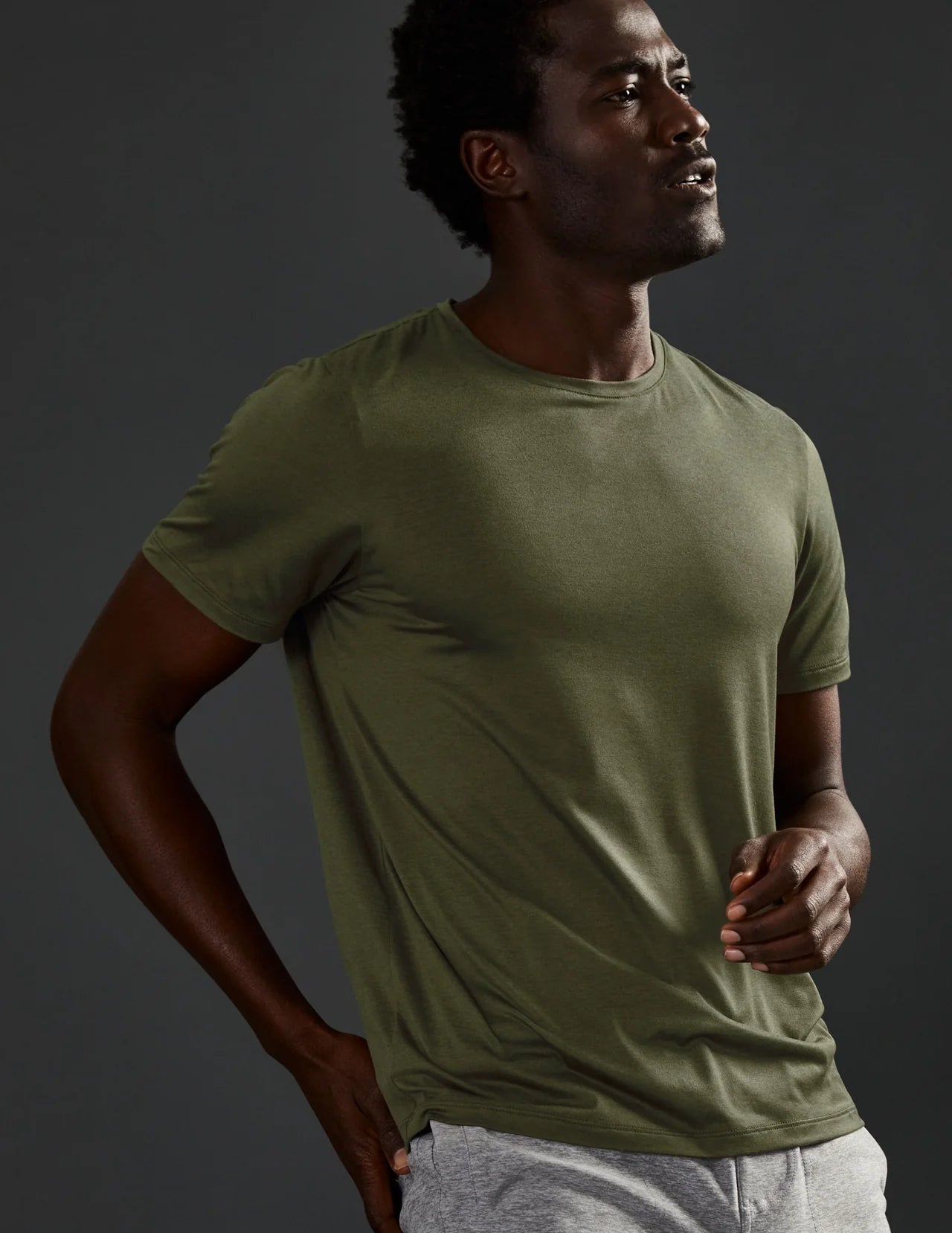 Always Beyond Men’s Crew Neck - Olive