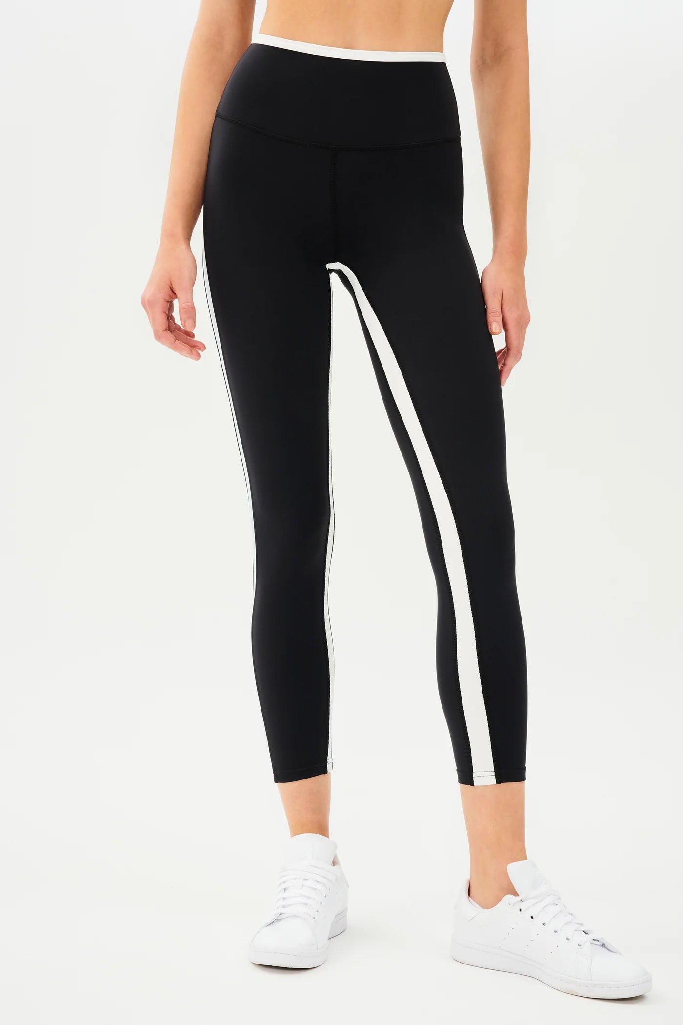 7/8 HW Rigor Legging - Black/Teal