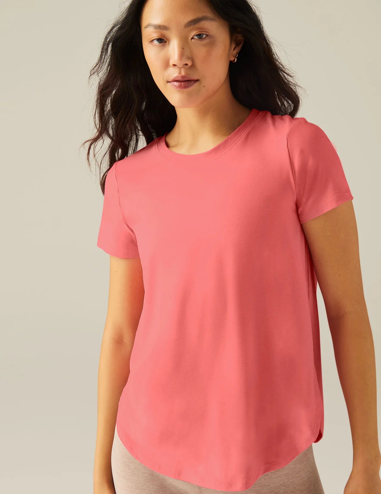 On the Low Tee - Sun Kissed Coral