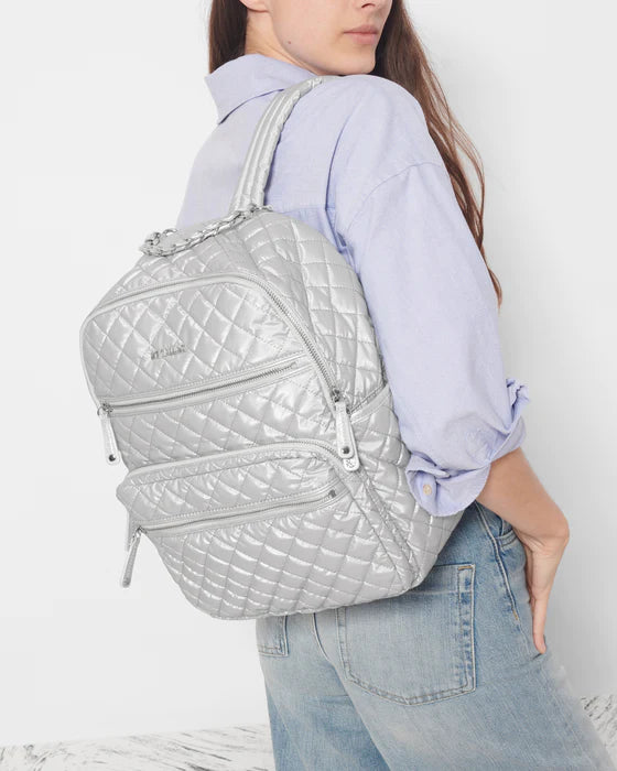 Crosby Backpack - Oyster Metallic