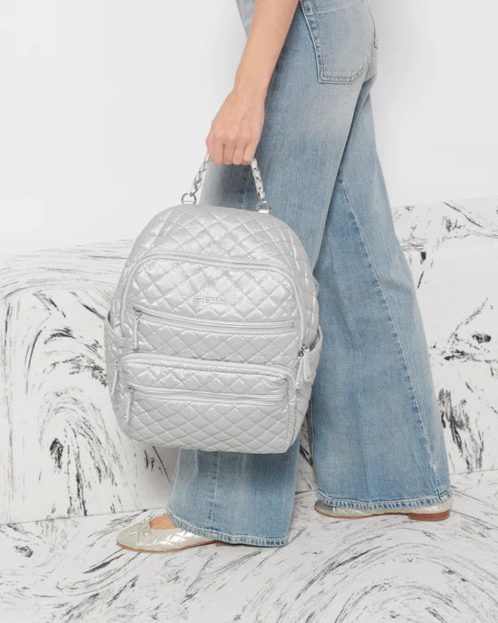 Crosby Backpack - Oyster Metallic