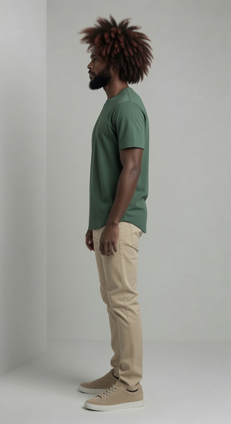 Loft Drop Cut S/S Tee - Hunter Green