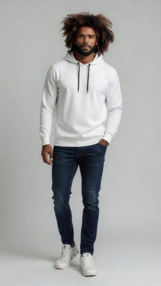 Pulse Hoodie L/S - White