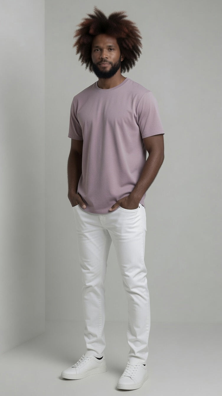 Loft Drop Cut Tee S/S - Lavender