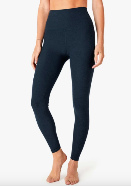 Spacedye High Waisted Midi Legging - Nocturnal Navy