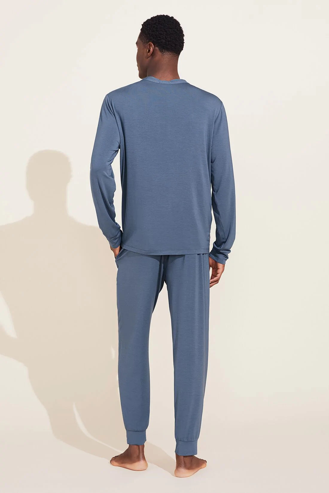 Henry Men’s Long PJ Set - Coastal Blue