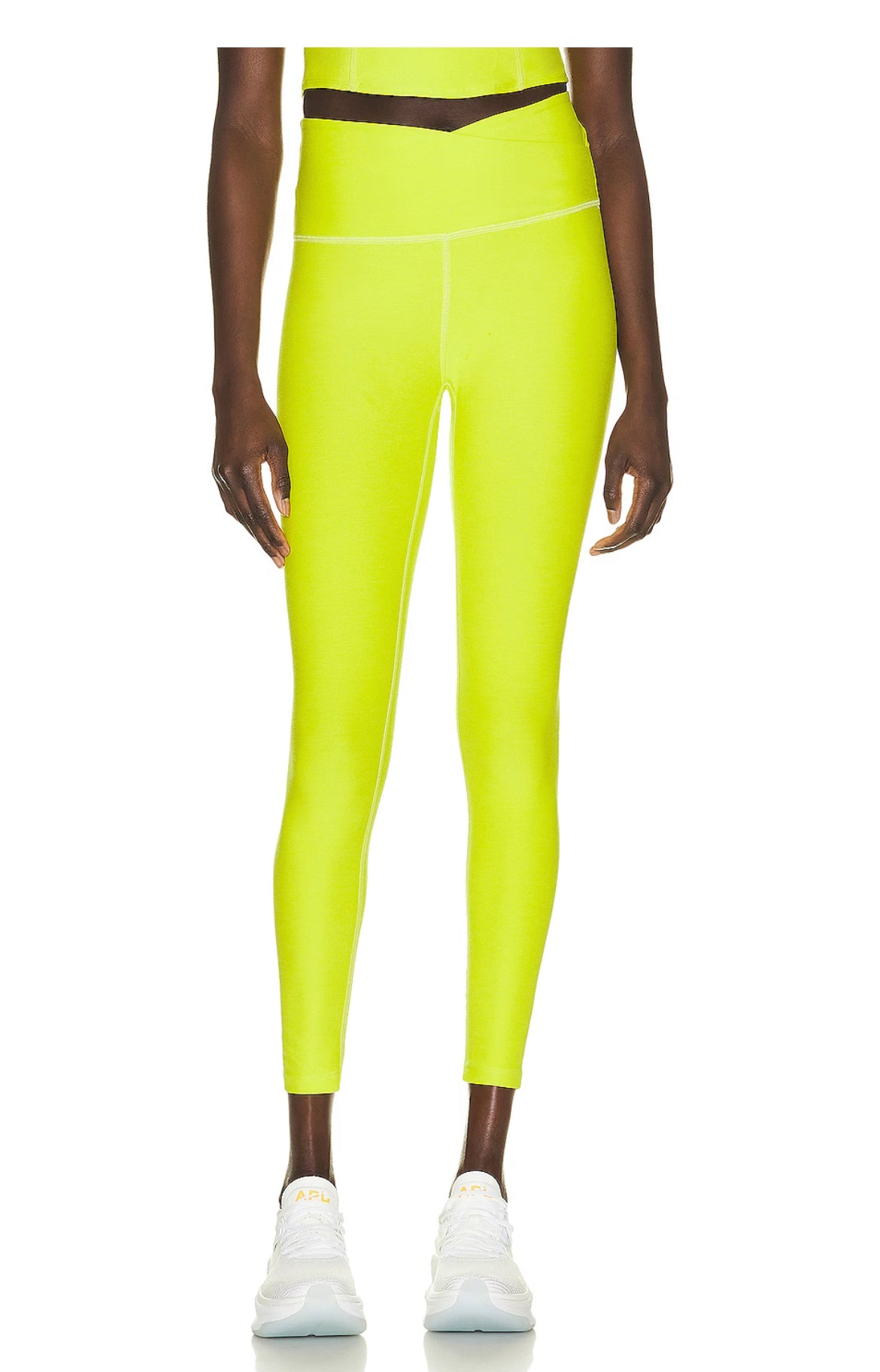 Leisure Midi Legging - Chartreuse