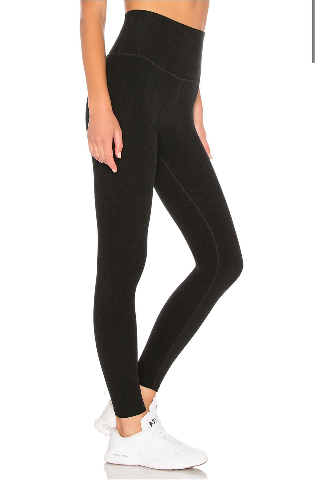 Spacedye High Waisted Midi Legging - Darkest Night