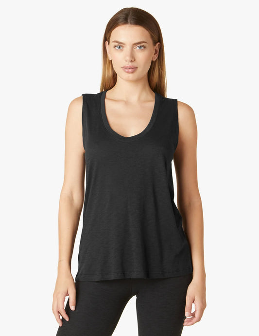 Signature Scoop Tank - Black