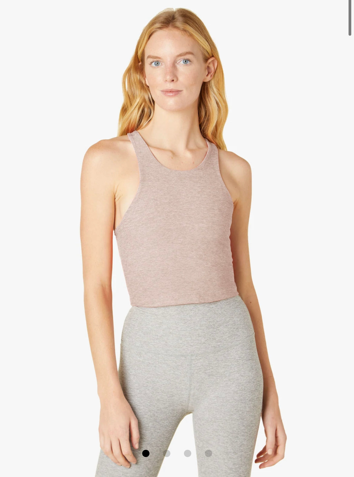 Focus Cropped Tank - Chai