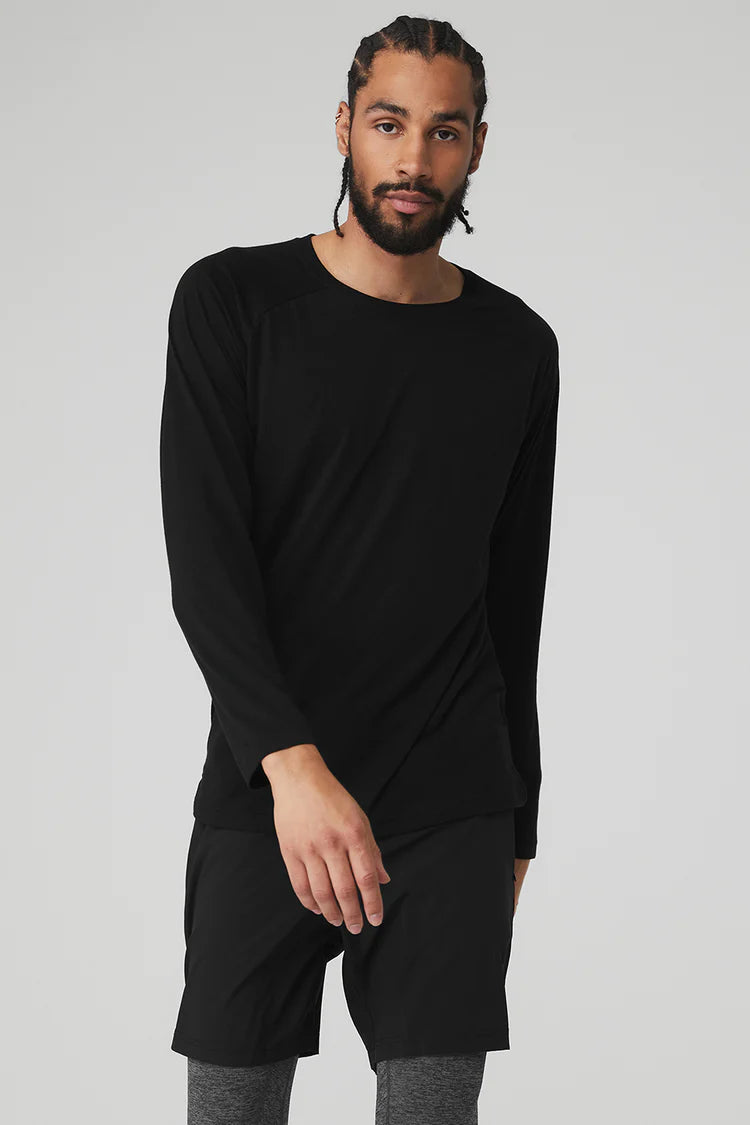 Triumph Long Slv Tee - Black