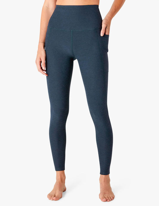 Out of Pocket Midi Legging - Nocturnal Navy