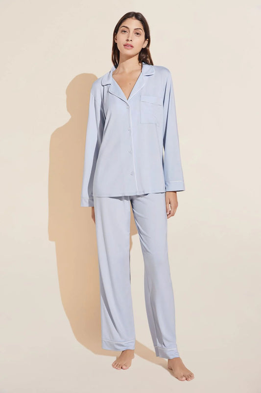 Gisele Long PJ Set - Ice Blue
