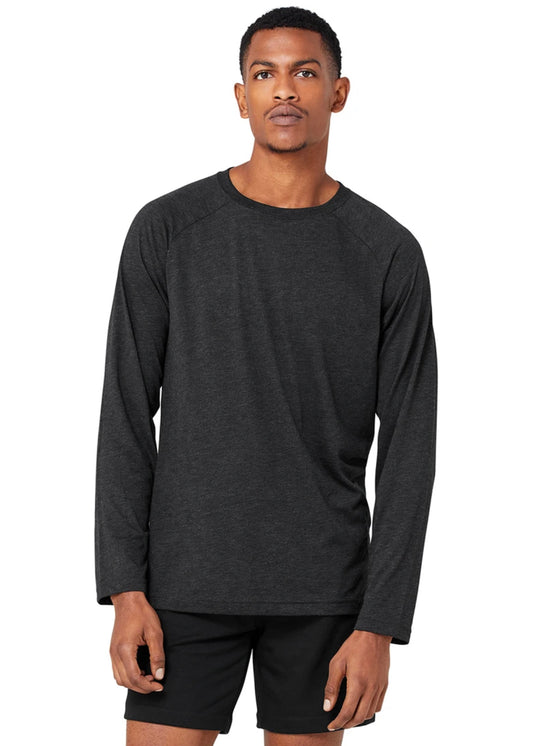 Men’s Triumph Long Slv Tee - Black Heather