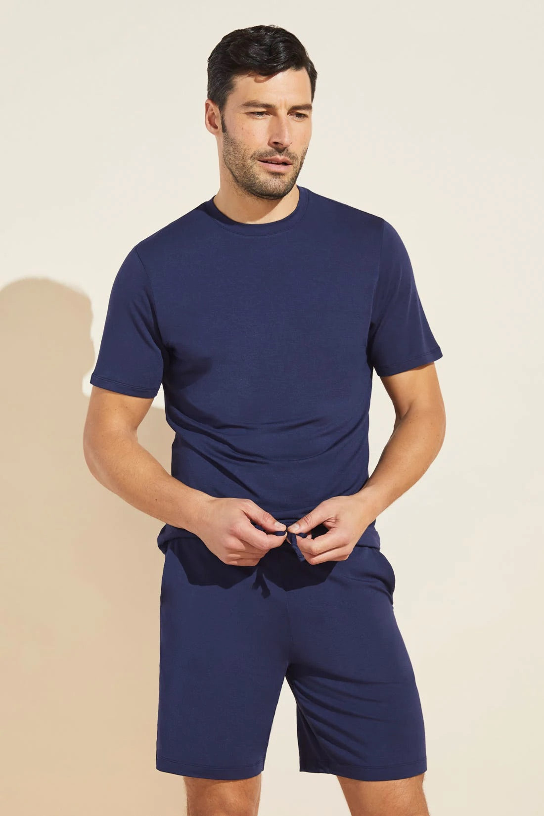 Henry Jersey Pajama Set - Navy