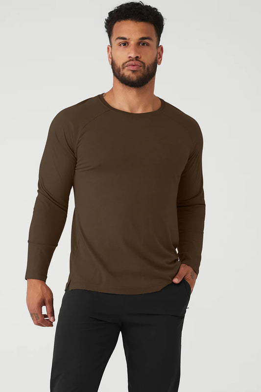 Triumph Long Slv Tee - Espresso