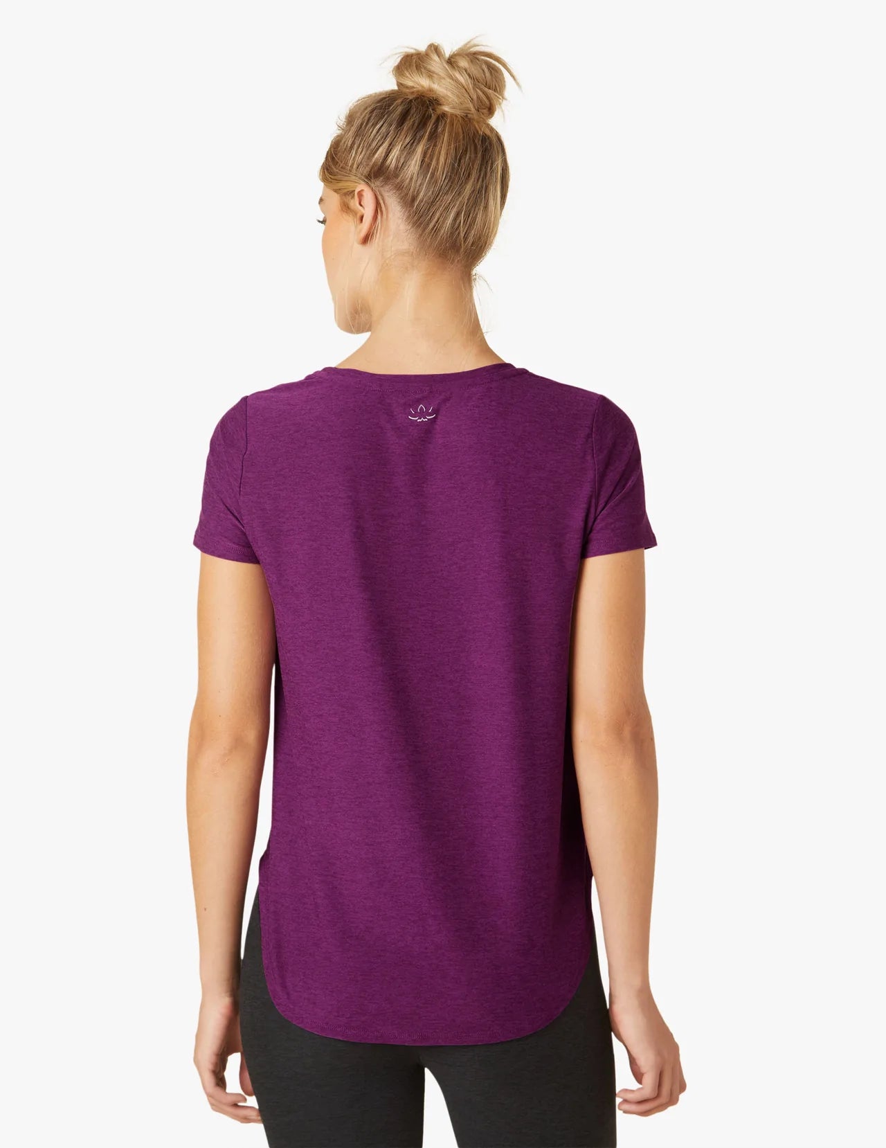 On the Down Low Tee - Aubergine Beet