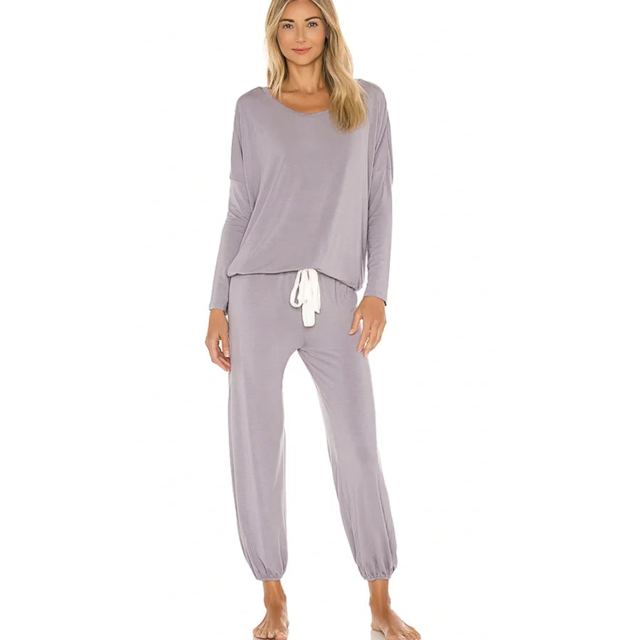 Gisele Slouchy Set - Purple Dust